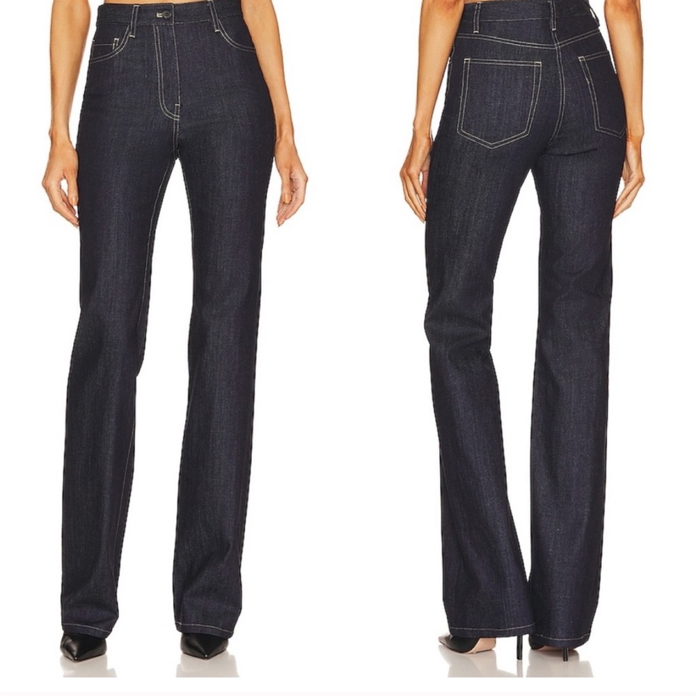 Nili Lotan Corette Boot-Cut Jeans. Size 8